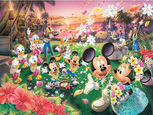 Load image into Gallery viewer, Mickey And Minnie Hawaii Diamond Painting Kit - DIY
