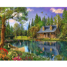 Load image into Gallery viewer, Cabin Like Diamond Painting Kit - DIY
