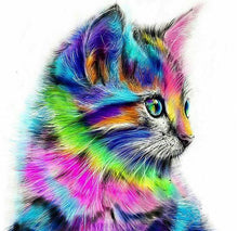 Load image into Gallery viewer, Cat Colors Diamond Painting Kit - DIY
