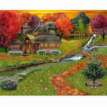 Load image into Gallery viewer, Cabin Water Diamond Painting Kit - DIY

