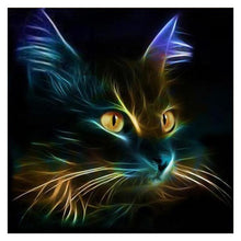 Load image into Gallery viewer, Colorful Cat Diamond Painting Kit - DIY
