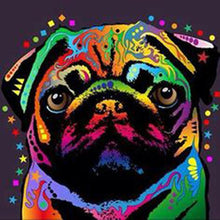 Load image into Gallery viewer, Pug Dog Colors Diamond Painting Kit - DIY
