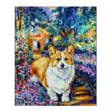 Load image into Gallery viewer, Corgi Cut Dog Diamond Painting Kit - DIY
