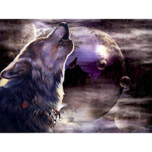 Load image into Gallery viewer, Howling Wolf Diamond Painting Kit - DIY
