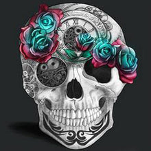 Load image into Gallery viewer, Skull And Rose Diamond Painting Kit - DIY
