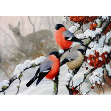 Load image into Gallery viewer, Winter Birds Diamond Painting Kit - DIY
