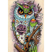 Load image into Gallery viewer, Owl Flower Diamond Painting Kit - DIY
