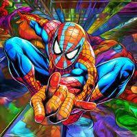Load image into Gallery viewer, Spiderman Colorsfull Painting Kit - DIY
