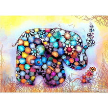 Load image into Gallery viewer, Color Elephant Diamond Painting Kit - DIY

