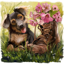 Load image into Gallery viewer, Dog shoes Diamond Painting Kit - DIY
