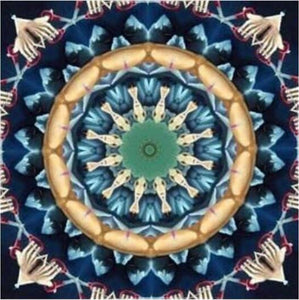 Mandala Blue And Green Diamond Painting Kit - DIY