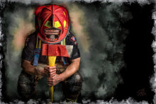 Load image into Gallery viewer, 5d Fireman Firefighter Diamond Painting Kit Premium-24
