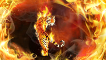 Load image into Gallery viewer, Tiger Fire Diamond Painting Kit - DIY

