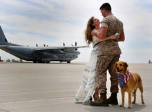 Load image into Gallery viewer, Military Wife And Dog Diamond Painting Kit - DIY
