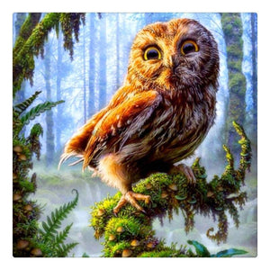 Owl Needlework Diamond Painting Kit - DIY