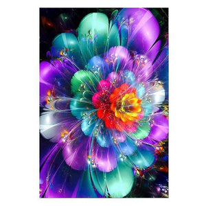 Rainbow Flowers Diamond Painting Kit - DIY Rainbow Flowers-4