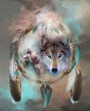 Load image into Gallery viewer, Wolf Magic Diamond Painting Kit - DIY
