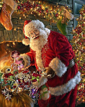 Load image into Gallery viewer, Christmas Santa Claus Cross Stitch Diamond Painting Kit - DIY
