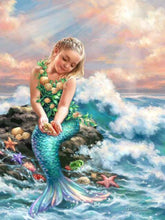 Load image into Gallery viewer, Little Mermaid Diamond Painting Kit - DIY
