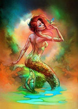 Load image into Gallery viewer, Mermaid Colors Full Diamond Painting Kit - DIY
